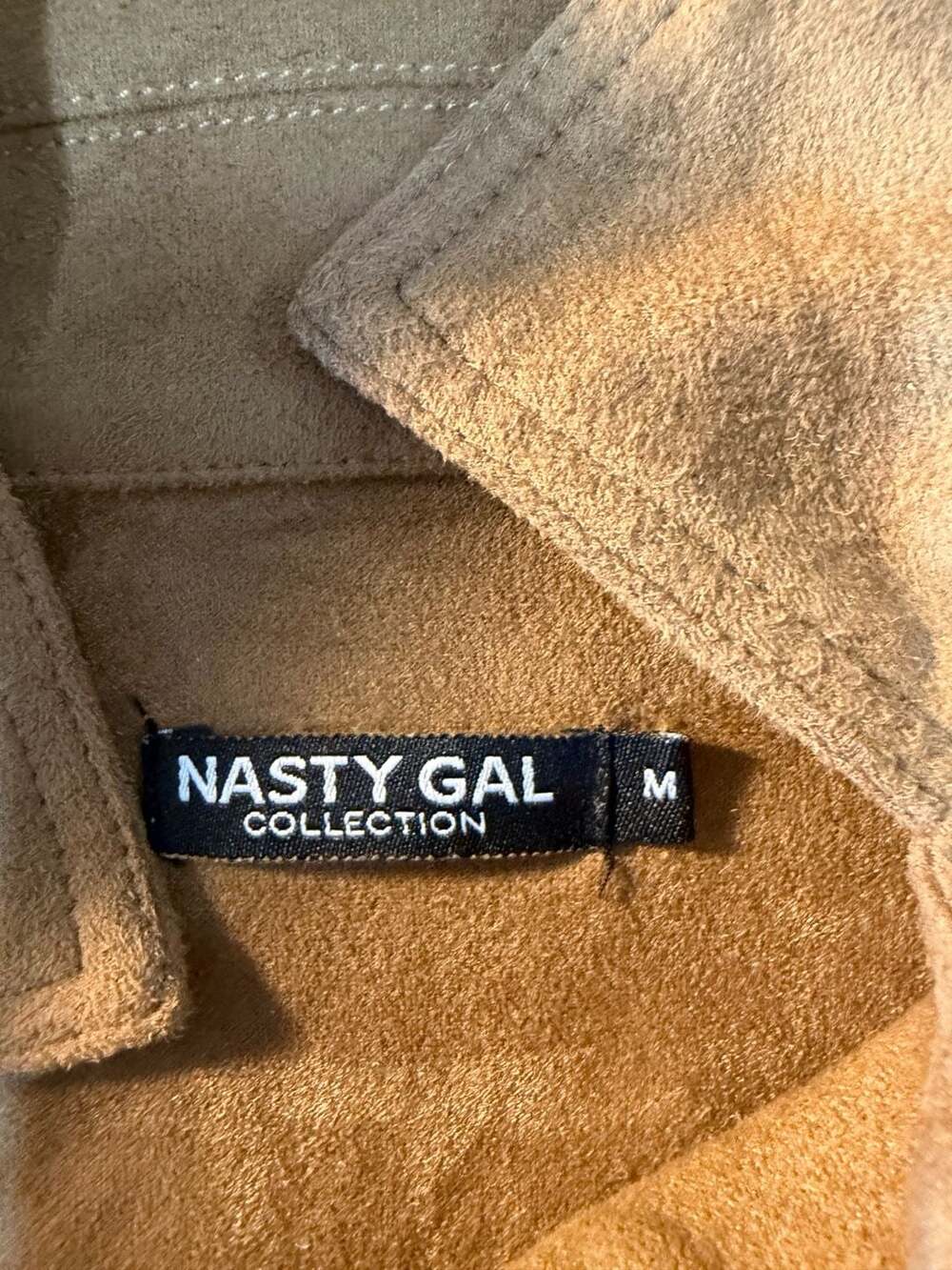 Nasty Gal Collection Faux Suede Fringe Western Jacket - Picture 3 of 4
